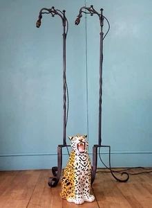 Vintage floor lamps - matching pair - Picture 1 of 9