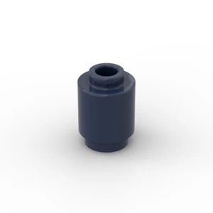Lego 12x Rundstein 1x1 round brick stud open 3062b dunkel blau dark blue - Picture 1 of 1