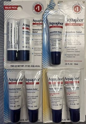 Aquaphor Bálsamo Labial con Protector Solar Protector Labial/Reparación FPS 30 (Lote Mixto de 7) Foto 1 de 4