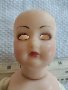 Modern Wax Doll - needs some finishing although face and body good 15 inches - Picture 1 of 10