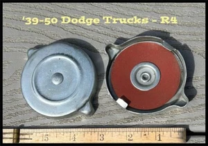 NOS 1940-1950 R4 Radiator Cap Dodge Truck 1939-1947 W-Series Fargo Pickup COE - Picture 1 of 5
