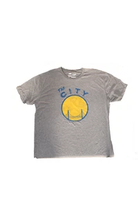 GOLDEN STATE WARRIORS ""THE CITY"" HERREN-T-SHIRT GRÖSSE XXL GRAU/GELB/BLAU - Bild 1 von 1