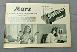 PUB PUBLICITE ANCIENNE ADVERT CLIPPING 300419/ MARS VOUS DONNE DES FORCES NEUVES - Imagen 1 de 1