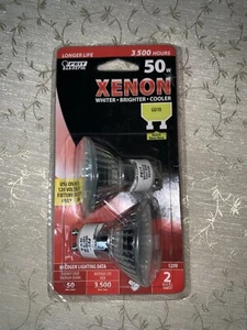 Feit Electric MR16/GU10 Xenon 50 Watt 120V Bi-Pin Lamp- 2 Pack - Picture 1 of 5