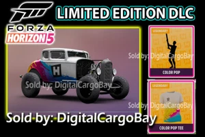Forza Horizon 5 DLC Limited Edition Forza Car + Color Pop Emote + Tee *Rare DLC* - Picture 1 of 5