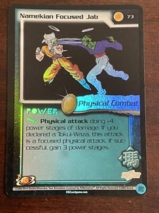 DBZ CCG Namekian Focused Jab HOLO FOIL Rare LIMITED 73 Dragon Ball Z Score TCG - Picture 1 of 10