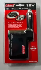 Coleman 3-in-1 Socket Multiplier 12V NEW in factory packaging - Picture 1 of 2
