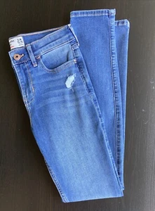 Abercrombie Kids Girls Skinny Jeans Medium Wash Size 15/16 Slim 28” inseam - Picture 1 of 14