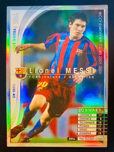 2005-06 Panini WCCF European Clubs Young Star YGS Lionel Messi refractor card - Picture 1 of 2