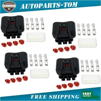 Juego de 4 conectores de enchufe de bobina de encendido de repuesto para Scion tC 2010 Foto 1 de 4