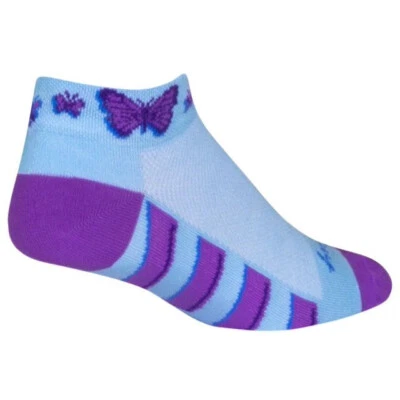 Socks - SockGuy - Flutterby S/M Women's 1" Cycling/Running NEW - Image 1 of 3