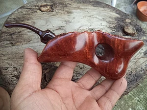 PIPA MOLINA FREE HAND MADE IN ITALY GIANT PIPE 7 SMOOTH PIPA GIGANTE NEW - Bild 1 von 12
