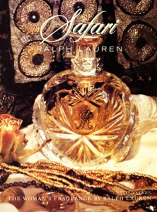 1993 Ralph Lauren Safari perfume 1-page MAGAZINE AD - Imagen 1 de 1