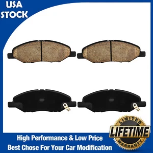 D1345 Pair Front Ceramic Brake Pads for Nissan Versa 2008 2009 2010 2011 P1345 - Picture 1 of 18