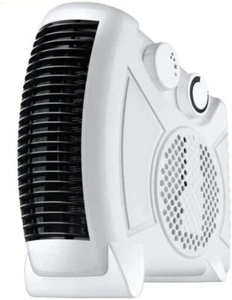 DAEWOO Electric Fan Heater 2KW 2000W Portable Floor or Upright Hot & Cold Air - Picture 1 of 9