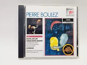 Schoenberg Suite op.29 Verklärte Nacht Pierre Boulez Sony Cd - Picture 1 of 15