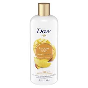 Dove Glowing Care Bubble Bath Mango And Almond 23 Fl Oz