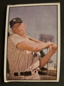 1989 Bowman Mickey Mantle Sweepstakes Reprint Insert Poor (Reprints 1953 Card) - Picture 1 of 3