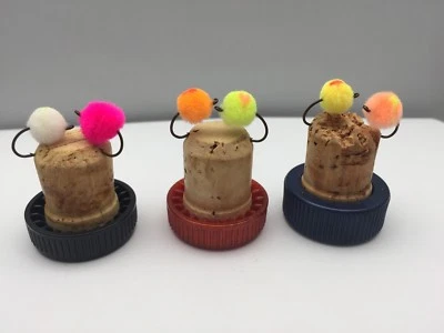 Fliegenfischen Ei Fliegen Megapack + Gratis Fliegen Box Für Forelle Hecht #178 - Bild 1 von 2