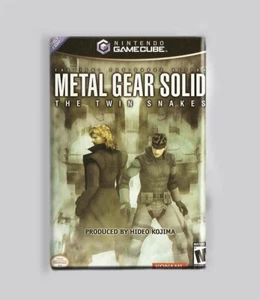 METAL GEAR SOLID TWIN SERPIENTES / GAMECUBE - IMÁN NEVERA DE 2""x3"" (caja de juegos de Nintendo - Imagen 1 de 3