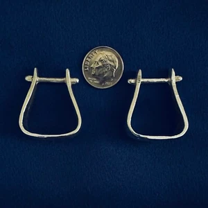 RDLC 1:6 Scale WESTERN STIRRUPS for One Sixth Toy Model Horse Saddle CAST METAL - Picture 1 of 1