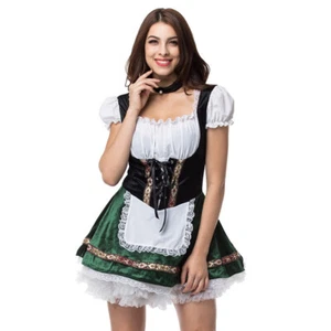 Dirndl Biermädchen Kostüm Oktoberfest Tracht deutsch bayrisch - Bild 1 von 10