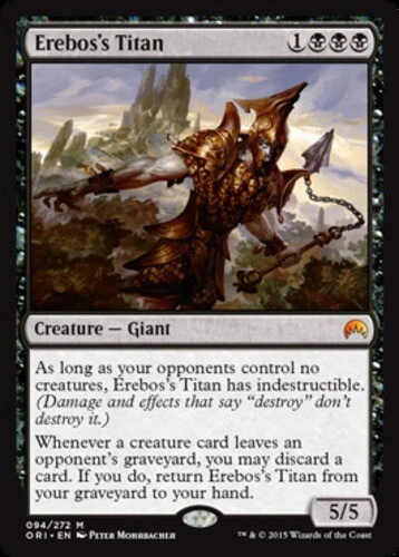 Erebos's Titan ~ Moderately Played Magic Origins MTG Magic UltimateMTG Black Car - Image 1 of 1