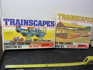 Trainscapes by Cox HO scale Dockside Cargo Conveyor and Big Pine Lumber Yard set - Picture 1 of 15