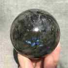 0.38Kg Natural Rainbow Labradorite Ball Quartz Crystal Sphere Reiki Healing