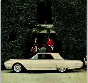 PRINT AD 1961 Thunderbird 2 Door 6.75 x 10 2 Pages Ford Equestrians Horses - Picture 1 of 4