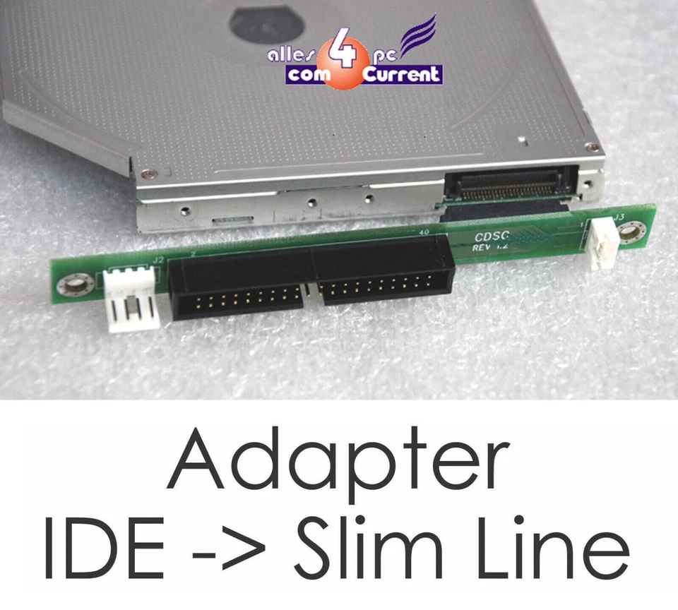 Adapter 40-PIN Ide Controller Slimline CD - ROM Dvd-Rom Dvd-Rw Burner Cdsc - Image 1 of 1