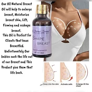All Natural Breast Lifting, Enlargement, Enlarging Oil 50ml - Picture 1 of 4