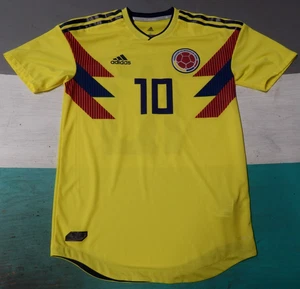 2018 James Rodriguez Columbia Nationalmannschaft Fußball Adidas Trikot Herren Small - Bild 1 von 4