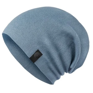 Warm Slouchy Beanie Hat - Deliciously Soft Daily Beanie in Fine Knit Blue Denim - Picture 1 of 7