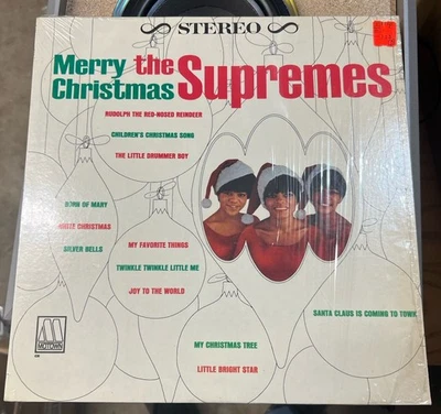 The Supremes - Merry Christmas LP (1965) Motown Records MS 638 (Stereo) - Image 1 of 4
