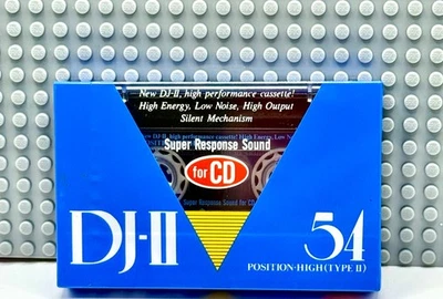 CINTA DE CASETE EN BLANCO HITACHI DJ-II 54 1989 JAPÓN TIPO II (1) (SELLADA) Foto 1 de 3