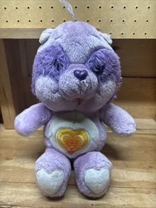 Peluche Kenner Care Bear Cousins Bright Heart Raccoon 13" vintage 1984 años 80 de colección - Imagen 1 de 10