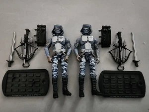 HASBRO GI JOE 25th 2009 ROC NIGHT CREEPER LOT of 2 COMPLETE FIGURES - Picture 1 of 5