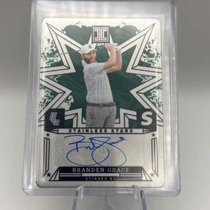 2024 Impeccable Liv Golf Branden Grace Stainless Stars Green Auto /99 - Picture 1 of 3