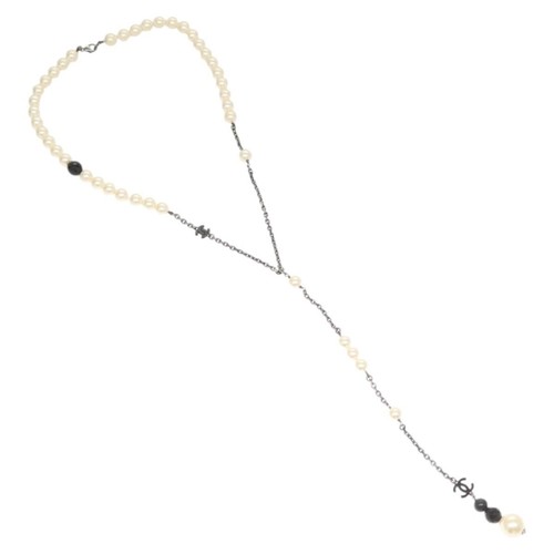 Collana Chanel Argento Metallo Gioielli Autentica