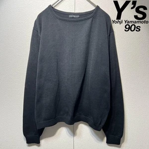 Yohji Yamamoto Y'S 90s Cotton Design Knit Sweater - Picture 1 of 11