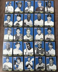 Lote de 25 tarjetas de béisbol 1991 Score 'The Franchise' Inc. Griffey Jr, Bonds, Rickey+ - Imagen 1 de 2