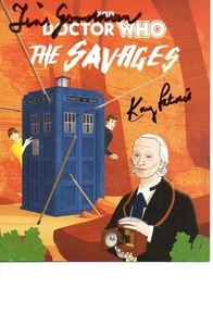 Doctor Who: The Savages DVD Insert signed by TIM GOODMAN & KAY PATRICK - Imagen 1 de 1