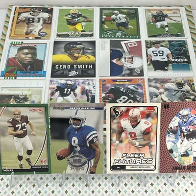 1990 - 2013 Super Star Rookie Lot Harrison Kuechly Roaf Carter McCaffrey Foles - Image 1 of 4
