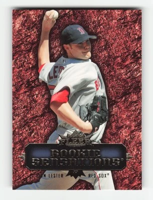 2007 Fleer #RS-JL Jon Lester Rookie Sensations - Image 1 of 2