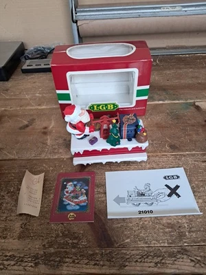 LGB 21010 G Scale Santa Claus Operating Hand Car CLEAN NOS Video - Image 1 of 4