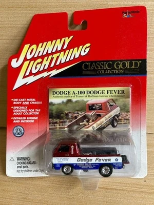 Johnny Lightning Dodge A-100 “Dodge Fever” Classic Gold Wheelstander 1:64 MOC - Image 1 of 3