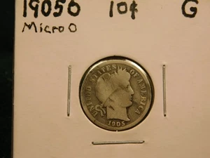 1905 Micro O Barber Dime Artikel # 11698 - Bild 1 von 2