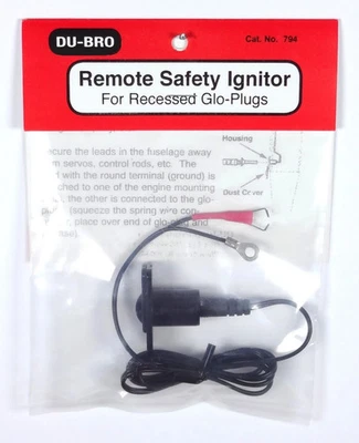 DuBro RC Nitro Engine Remote Safety Ignitor Recessed Plug : Four Strokes DUB794 - Image 1 of 4