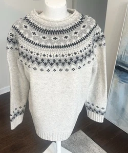 L.L. Bean Fair Isle Lamswool Women’s Sweater XLP - Picture 1 of 7